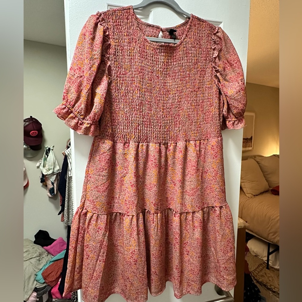 Pink Floral Sundress